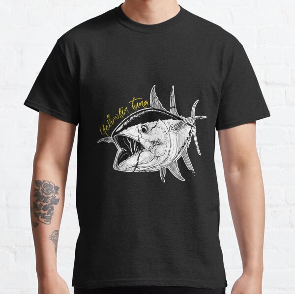 Yellowfin Tuna Fishing Custom Long Sleeve Fishing Shirts, Tuna Fishing Jerseys TTS0031 Long Sleeves UPF / 4XL