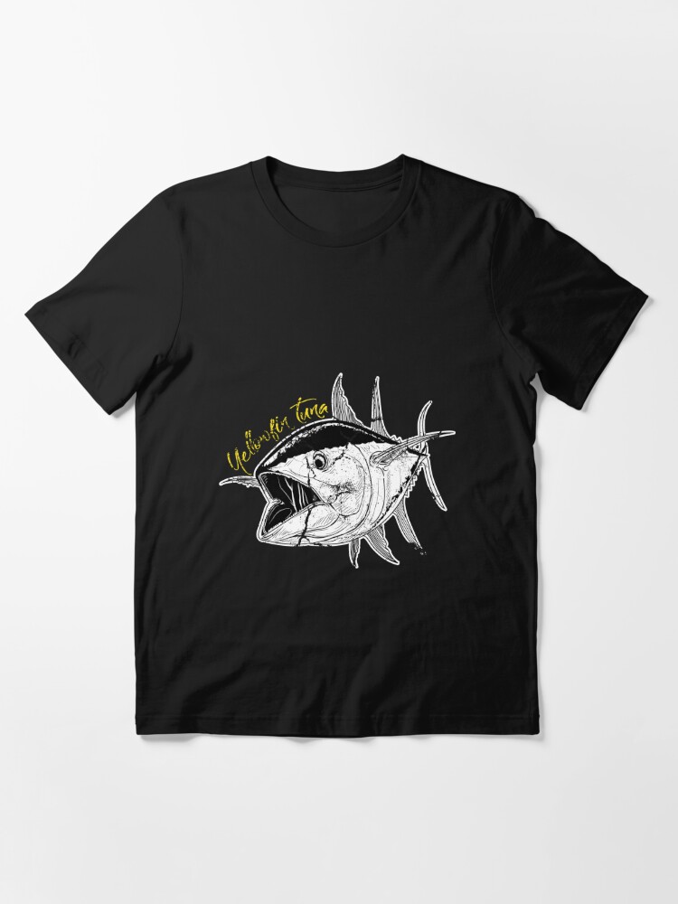 Tuna Attack T-Shirt Bluefin Tuna Yellowfin Tuna Fishing Graphic