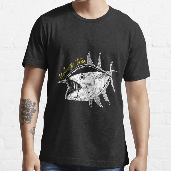 Tuna Attack T-Shirt Bluefin Tuna Yellowfin Tuna Fishing Graphic
