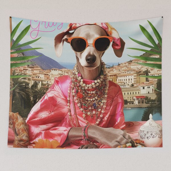 Item preview, Pretentious Pets on Holiday  designed and sold by Klickpicks.