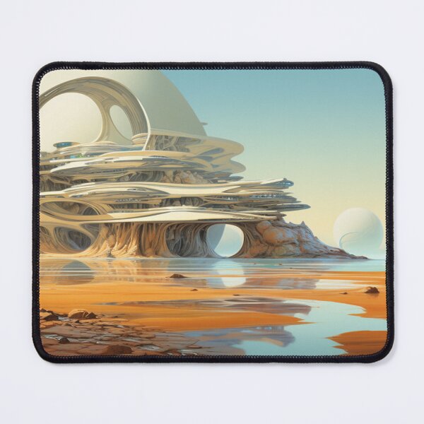 Item preview, Desert Dreams: Moebius-Inspired Surreal Landscape designed and sold by Vril Design.