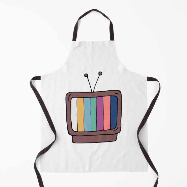 Item preview, Old TV with Antenna Retro Doodle Print designed and sold by AnnaVioletStore.