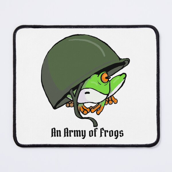 Item preview, An Army of Frogs designed and sold by fourdirtypaws.