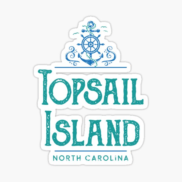 Item preview, Topsail Island North Carolina Nautical Design designed and sold by Futurebeachbum.