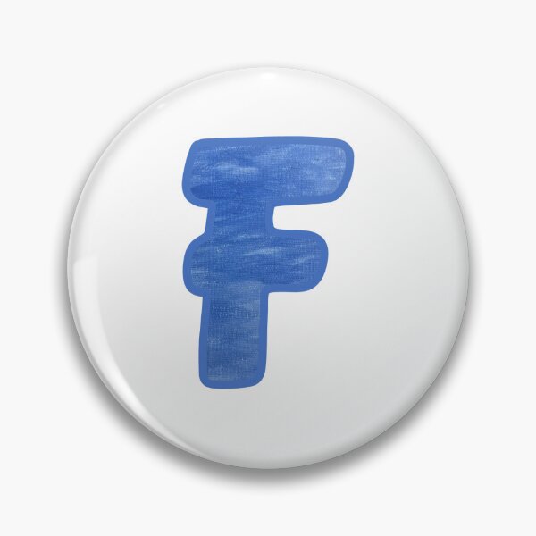 Item preview, Letter F Painted Sky Blue Capital designed and sold by BlankCanvasLetters.
