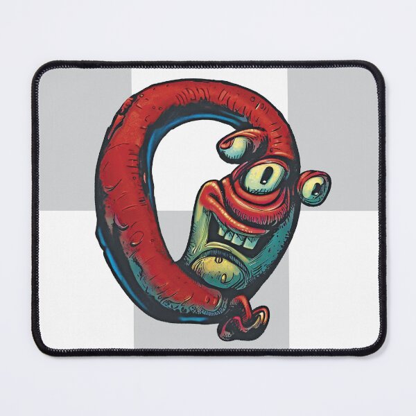 OGRES LETTER Q Mouse Pad