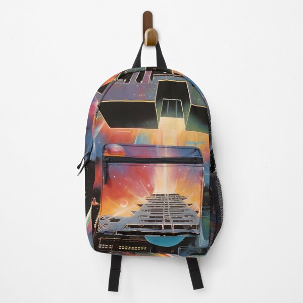 Item preview, Retro Futuristic Abstract Space Ship in Space designed and sold by Je-we.