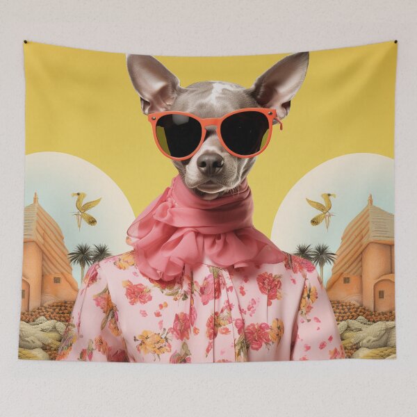 Item preview, Pretentious Pets on Holiday  designed and sold by Klickpicks.