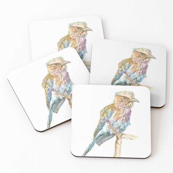 Item preview, Lilac Crested Roller. Exotic African Bird. Vivid, Colorful Feathers  designed and sold by Cefercom.