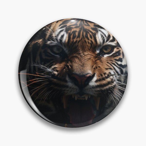 Item preview, Horror hyper realistic Tiger portrait  designed and sold by mikaws.