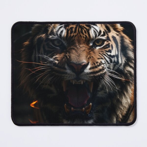 Item preview, Horror hyper realistic Tiger portrait  designed and sold by mikaws.