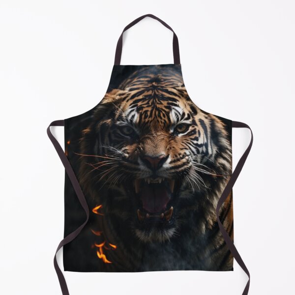 Item preview, Horror hyper realistic Tiger portrait  designed and sold by mikaws.
