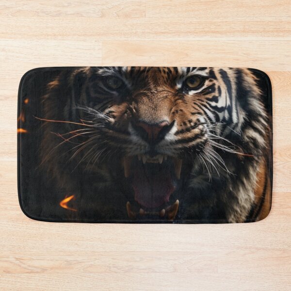 Item preview, Horror hyper realistic Tiger portrait  designed and sold by mikaws.