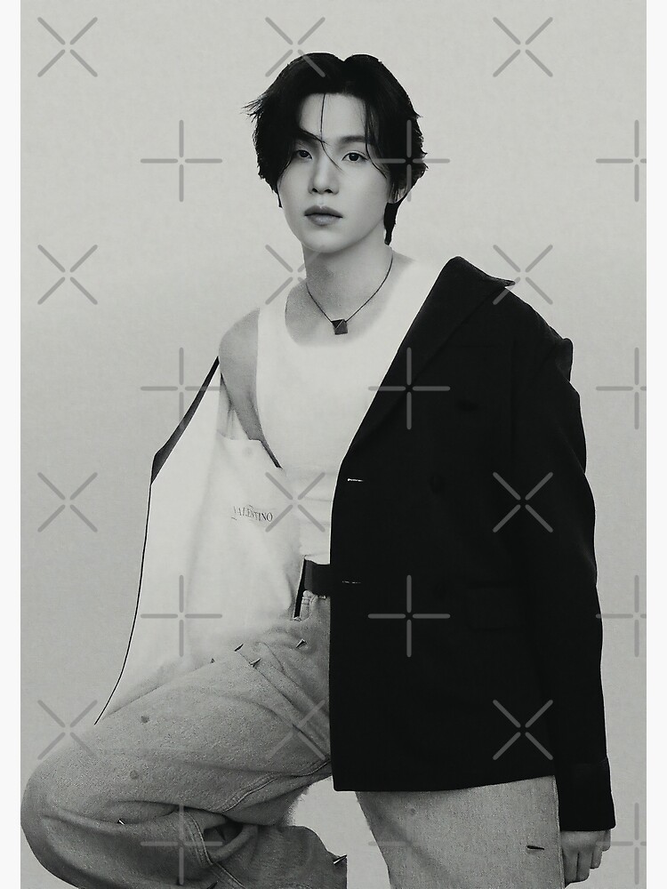 Min Yoongi BTS Suga agust d monochrome