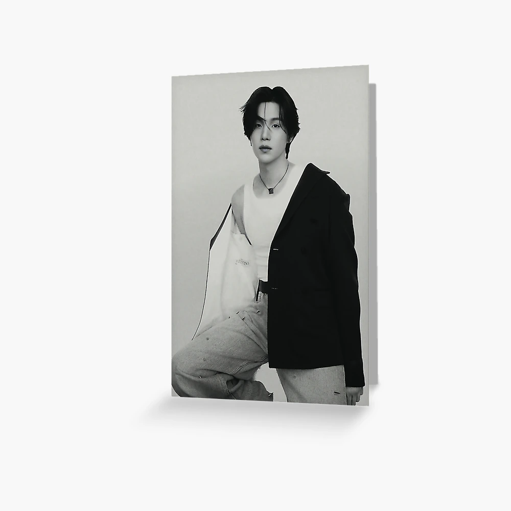 Carte de vœux for Sale avec l'œuvre « BTS 2021 FORFAIT HIVER SUGA Cut, Yoongi » de l'artiste rmint99