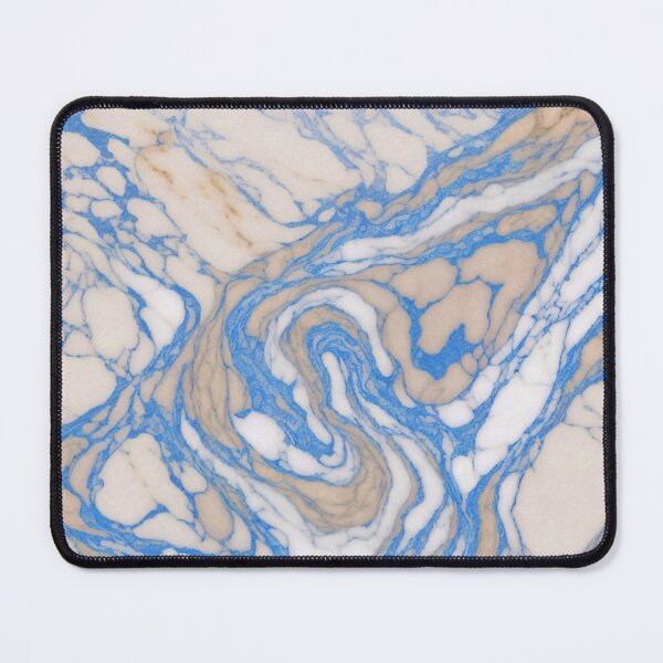 Item preview, Blue Aesthetic Elegant Marble Pattern designed and sold by SassyArtistry.