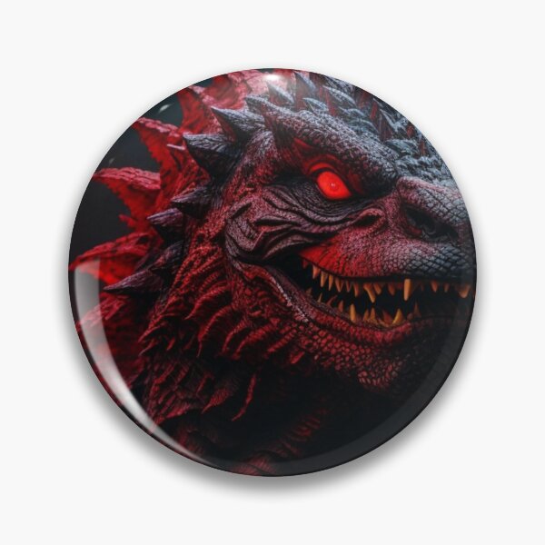 Item preview, Horror portrait Godzilla, hyper realistic designed and sold by mikaws.