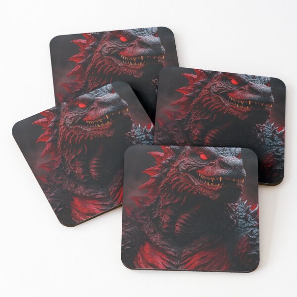 Item preview, Horror portrait Godzilla, hyper realistic designed and sold by mikaws.