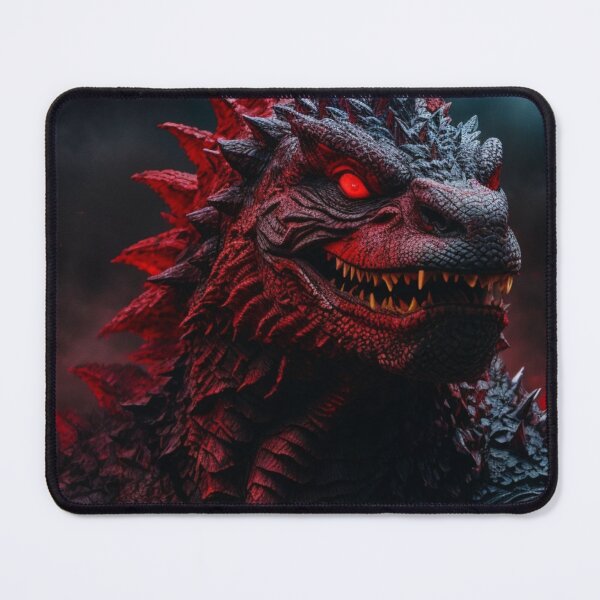 Item preview, Horror portrait Godzilla, hyper realistic designed and sold by mikaws.