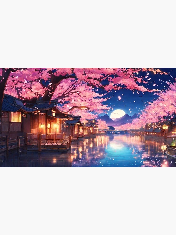 Premium Photo | Anime girl standing alone under beautiful sky scenery