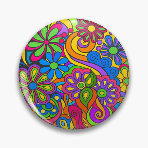Item preview, Colorful Fun Flower Power Hippy Design designed and sold by Alondra.