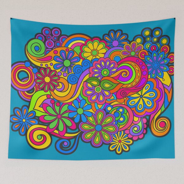 Item preview, Colorful Fun Flower Power Hippy Design designed and sold by Alondra.