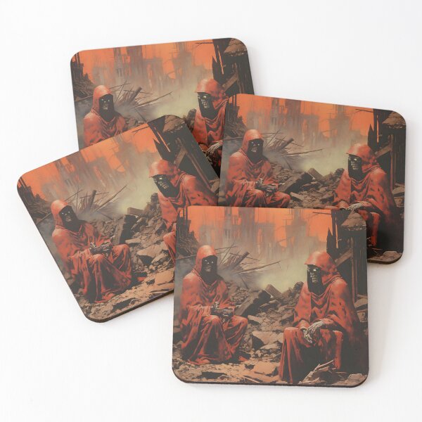 Item preview, Post Apocalyptic Ruined City and Sitting Strangers Robots in Robes designed and sold by Je-we.