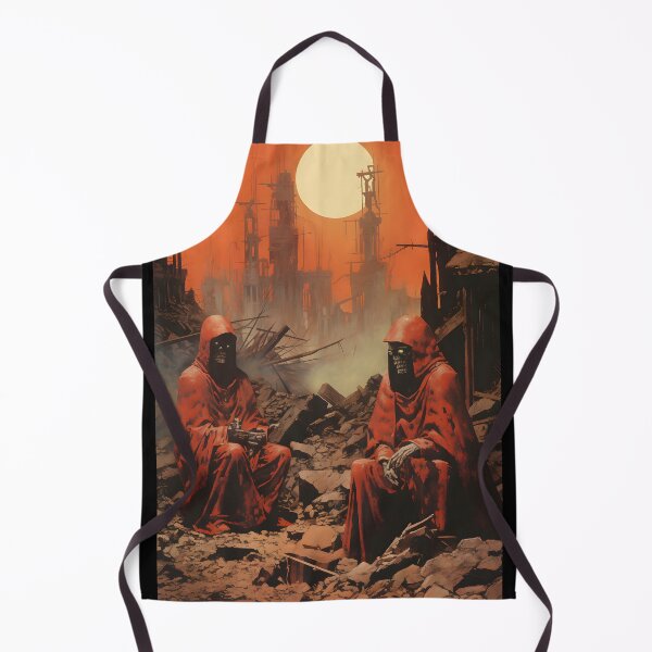 Item preview, Post Apocalyptic Ruined City and Sitting Strangers Robots in Robes designed and sold by Je-we.