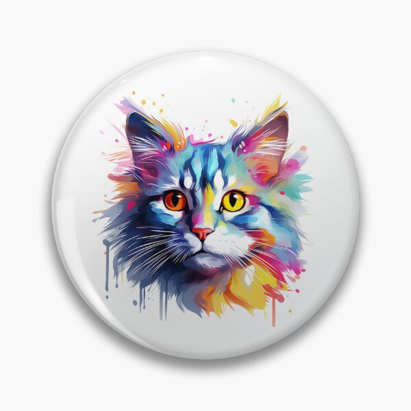Item preview, Colorful Cat designed and sold by Ebuch007.