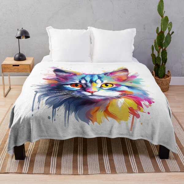 Item preview, Colorful Cat designed and sold by Ebuch007.