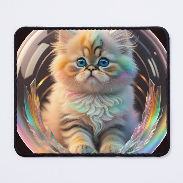 Item preview, Labyrinth Bubbles Persian Kitten designed and sold by The Devil That You Forgot.