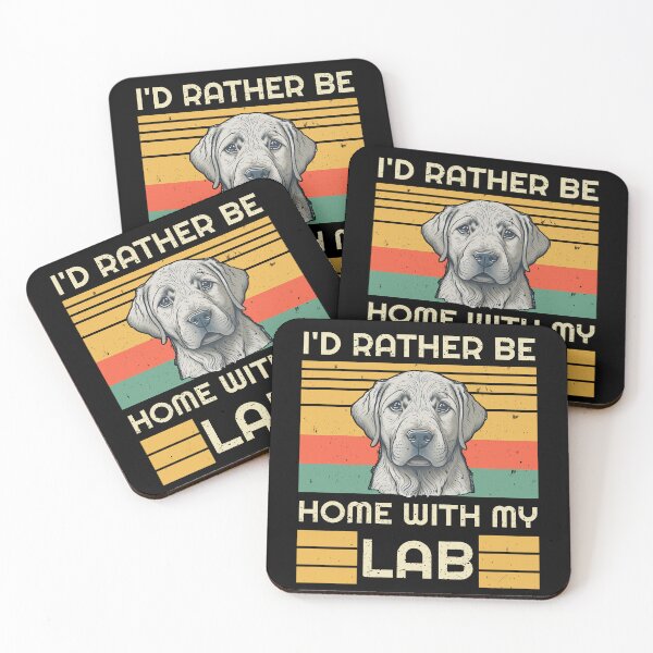 Item preview, Vintage Design - I'd Rather Be - Labrador Dog Puppy designed and sold by brindled.