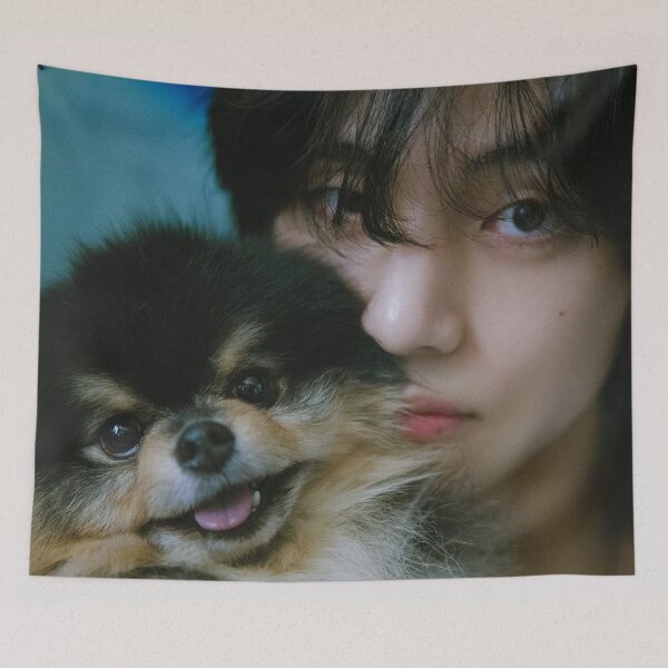 Item preview, Taehyung with Yeontan layover designed and sold by loonelywhale.