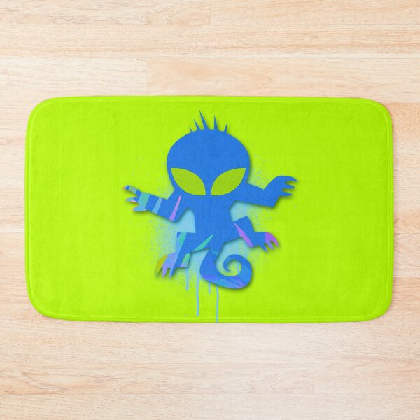 Item preview, chupacabras color splash edition (blue) designed and sold by Simone Morana Cyla.