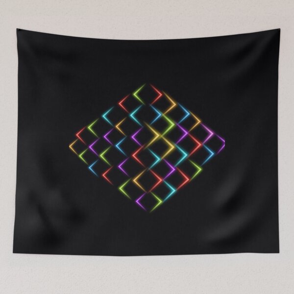 Item preview, Geometry Triangles multicolor classic t.	 	 designed and sold by dspyljpt16.