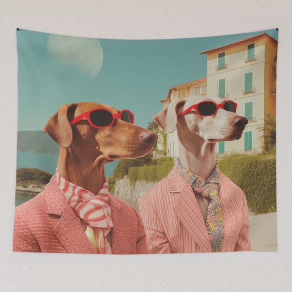 Item preview, Pretentious Pets on Holiday  designed and sold by Klickpicks.