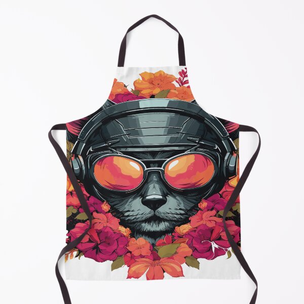 Item preview, cat with headphones designed and sold by CarlosManrique2.