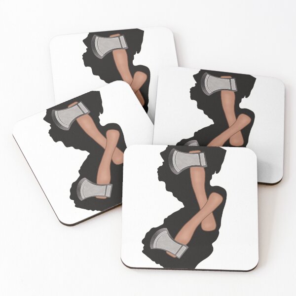 Item preview, New Jersey Axe Throwing Axes Black Wood Steel designed and sold by jazzy-bee-art.