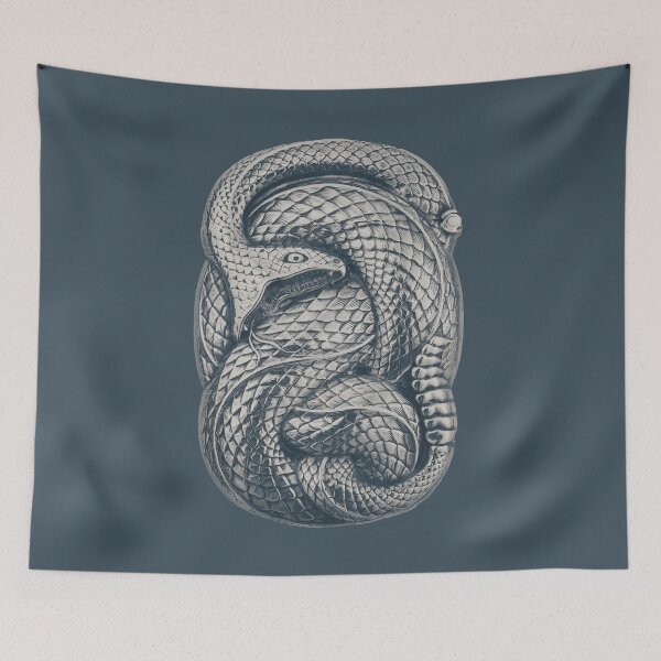 Item preview, Metal Rattlesnake Coiled to Attack - shades of ghoul designed and sold by DreamingBeetle.
