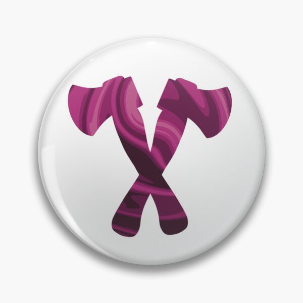 Item preview, Pink Double Axe Throwing Axes  designed and sold by jazzy-bee-art.