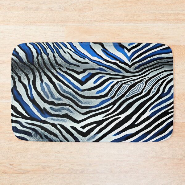 Item preview, Tiger Blue and Black Print 01 designed and sold by Artekinium.