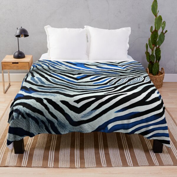 Item preview, Tiger Blue and Black Print 01 designed and sold by Artekinium.