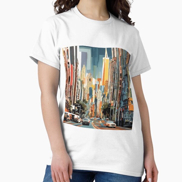 Item preview, San Francisco City Life designed and sold by AIArtImpact.