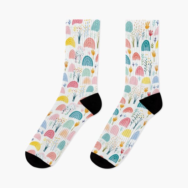 Item preview, Pastel Rainbow: Festive Seasonal Holiday Pattern designed and sold by Lovegrass Prints.