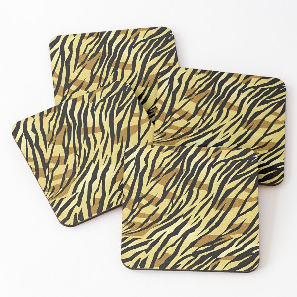 Item preview, Tiger Yellow Sand and Black Print 02 designed and sold by Artekinium.