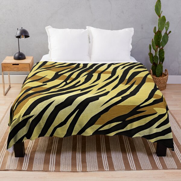 Item preview, Tiger Yellow Sand and Black Print 02 designed and sold by Artekinium.