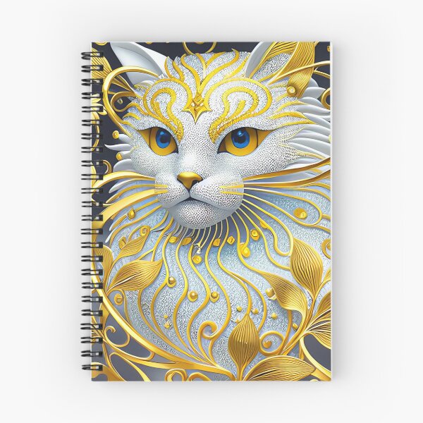 Item preview, White Glitzy Cat  designed and sold by purplesensation.