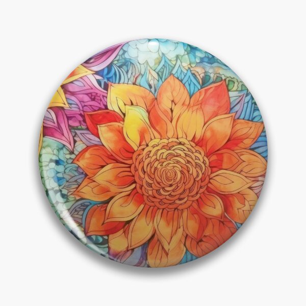 Item preview, Floral design in a watercolor technique designed and sold by Dreamoire Pix.
