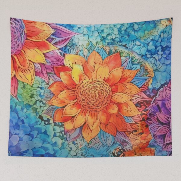 Item preview, Floral design in a watercolor technique designed and sold by Dreamoire Pix.