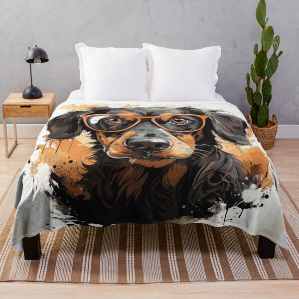 Item preview, pintura de Perro con lentes  designed and sold by CarlosManrique2.